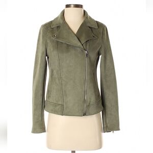 Old Navy Green Moto Jacket XS